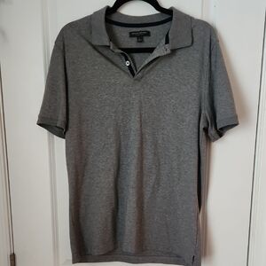 Banana Republic Gray Polo Shirt